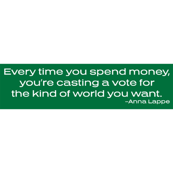 Every Time You Spend Money Bumper Sticker - 