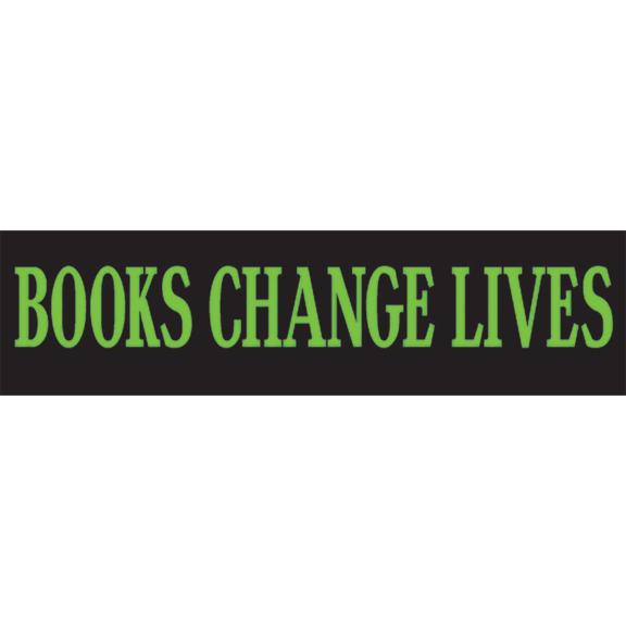 Books Change Lives Bumper Sticker