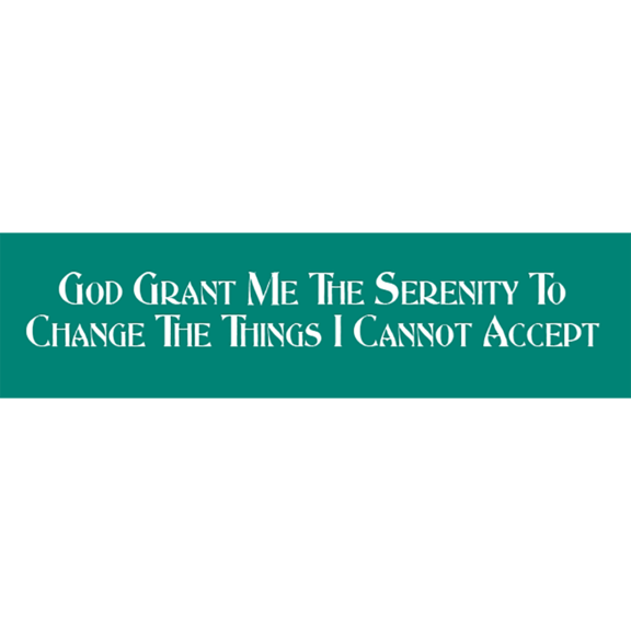 God Grant Me Bumper Sticker