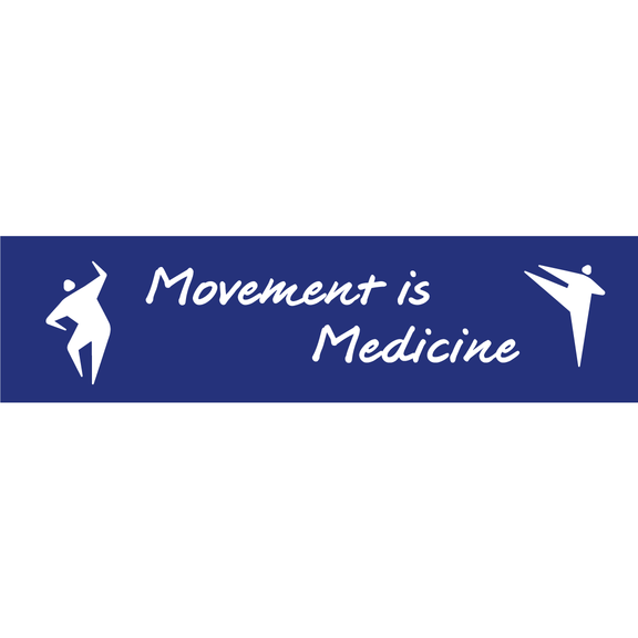 Movement Is Medicine Bumper Sticker