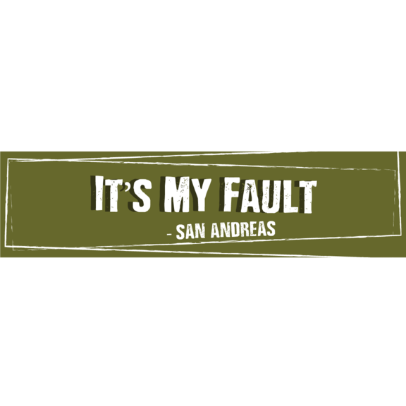 It's My Fault Bumper Sticker