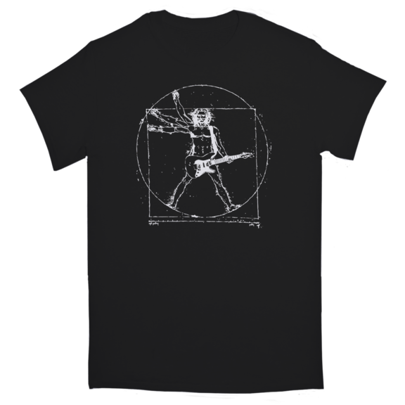 Da Vinci Guitar Man TShirt