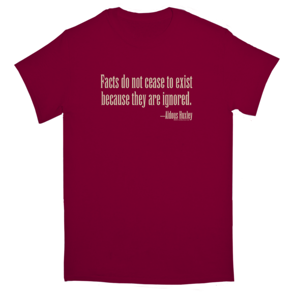 Facts Aldous Huxley TShirt GONE