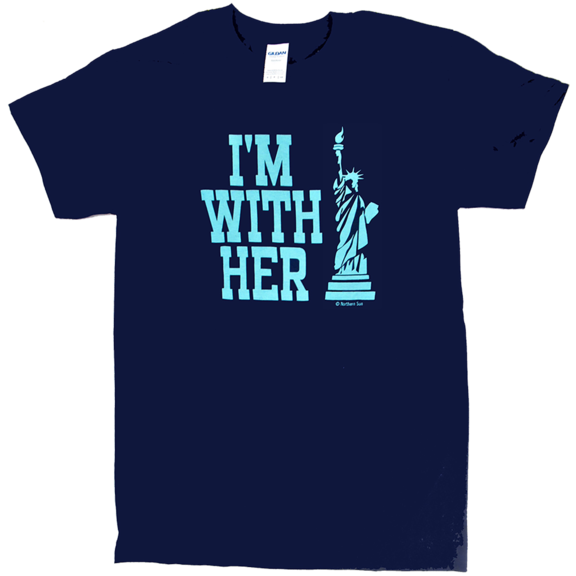 I'm With Her Statue Of Liberty TShirt