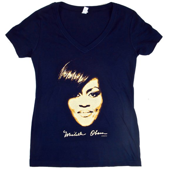 Michelle Obama Womens V-Neck TShirt