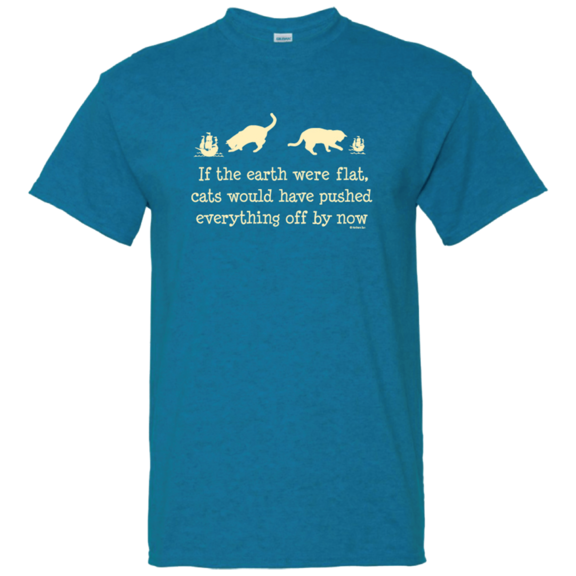 If Earth Were Flat Cats TShirt