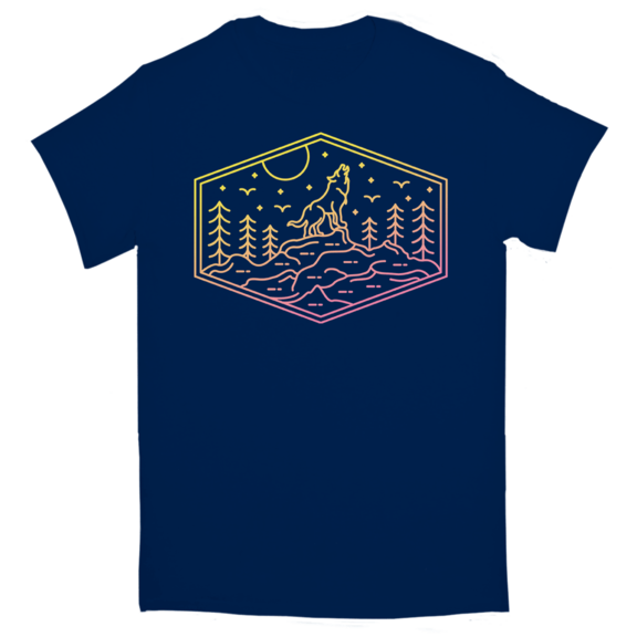 Full Moon Wolf T-Shirt