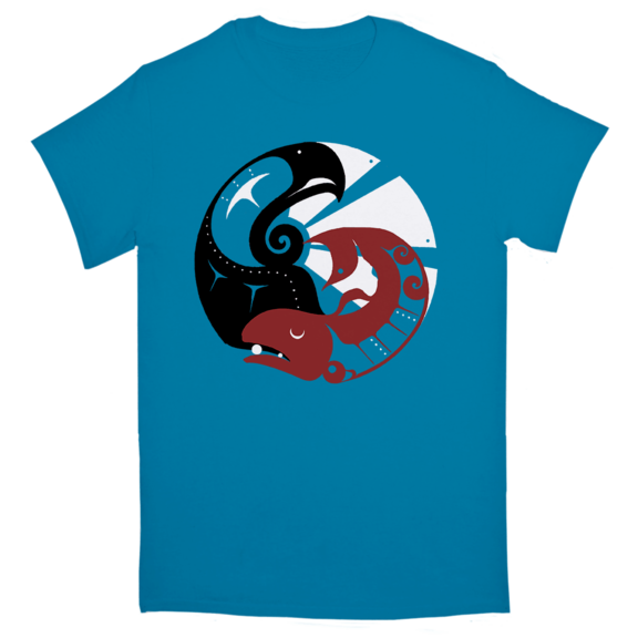 Eagle Spirit With Salmon TShirt