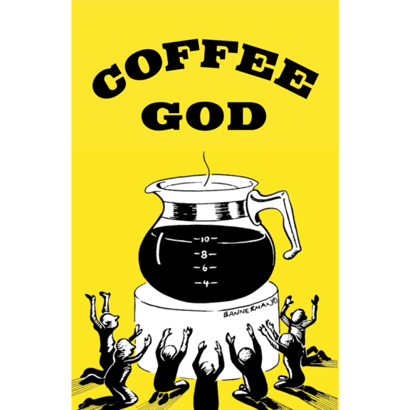 Coffee Is God Magnet