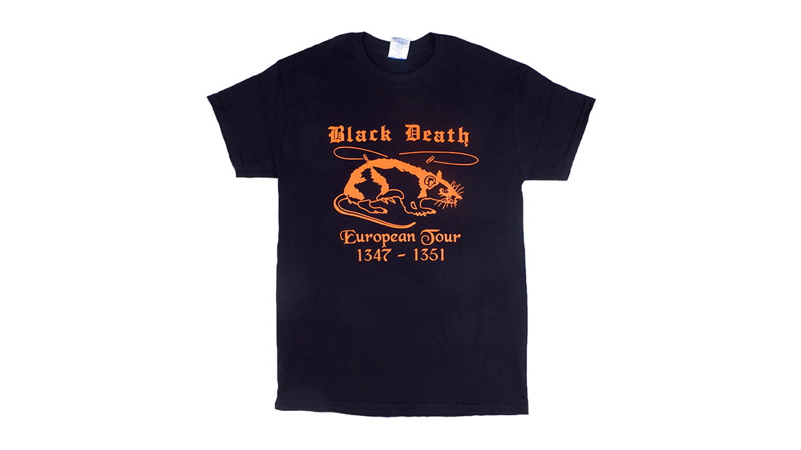 black death tour shirt