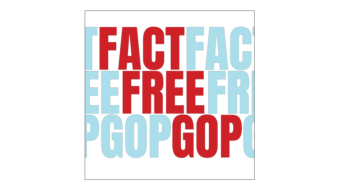 Fact Free GOP Sticker