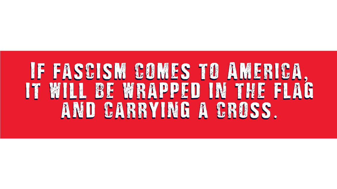 If Fascism Comes To America Bumper Sticker If fascism comes to america bumper sticker