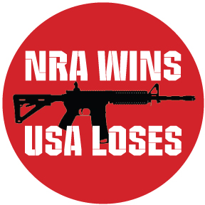 NRA Wins USA Loses Button
