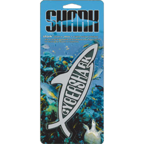 Cyber Shark Plaque Car Emblem GONE