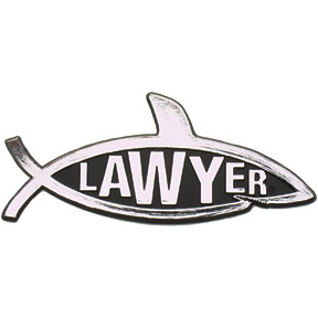 Lawyer Car Emblem GONE