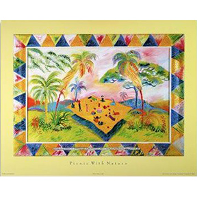 Picnic With Nature Jane Evershed Poster