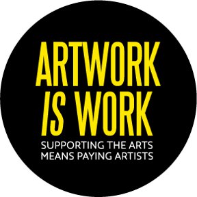 Artwork Is Work Button