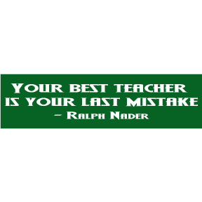 Best Teacher Ralph Nader Bumper