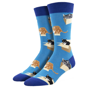 Cat In A Box Socks