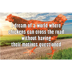 Chicken Motives Magnet