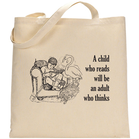 Child Who Reads Tote Bag