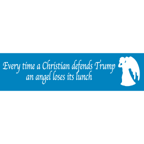Christian Defends Trump Bumper Sticker