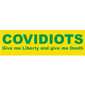 Covidiots Sticker