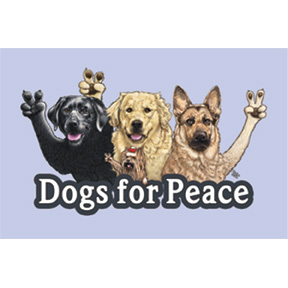 Dogs For Peace Magnet