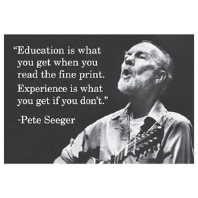 Education Is What You Get Seeger Magnet