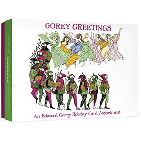Edward Gorey Holiday 20 Note Card Set