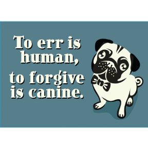 Err Human Forgive Canine Magnet