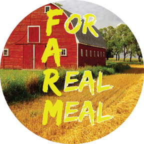 FARM - For A Real Meal Button