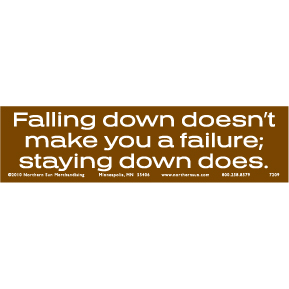 Falling Down Bumper Sticker