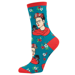Frida Kahlo Portrait Socks