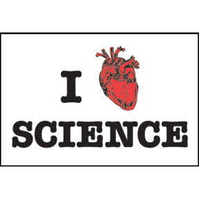 I Heart Science Magnet