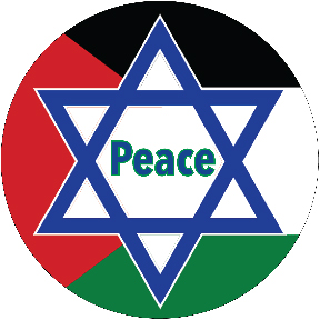 Israel Palestine Peace Button