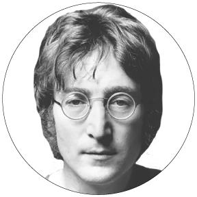 John Lennon Button
