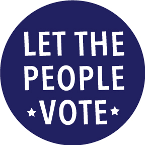 Let The People Vote Button