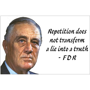 Lie Into A Truth FDR Magnet