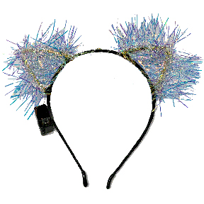 Lighted Tinsel Party Headband