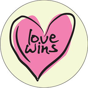 Love Wins Button