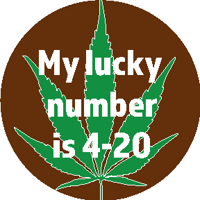 Lucky Number Button 