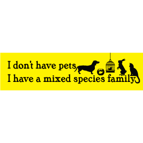MIxed Species Bumper Sticker