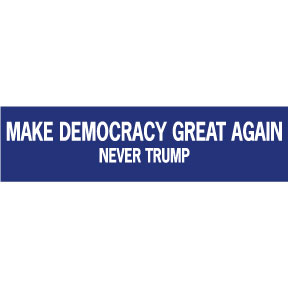 Make Democracy Great Again Bumper Sticker