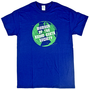 Member Round Earth Society TShirt