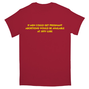 Men Pregnant Jiffy Lube T-Shirt