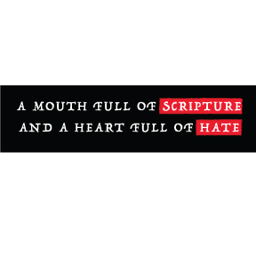 Mouth Full of Scripture Bumper Sticker