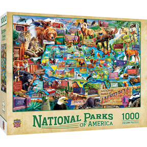 National Parks Map Puzzle