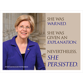 Neverthless She Persisited Sign