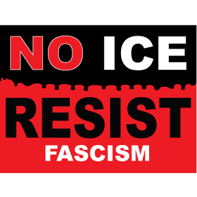 No ICE Resist Sign